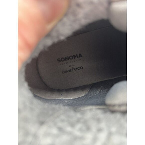 Sonoma Goods For Life Women's Ankle Boots Med Gray Leather Fur Top Size 10 - Picture 8 of 8